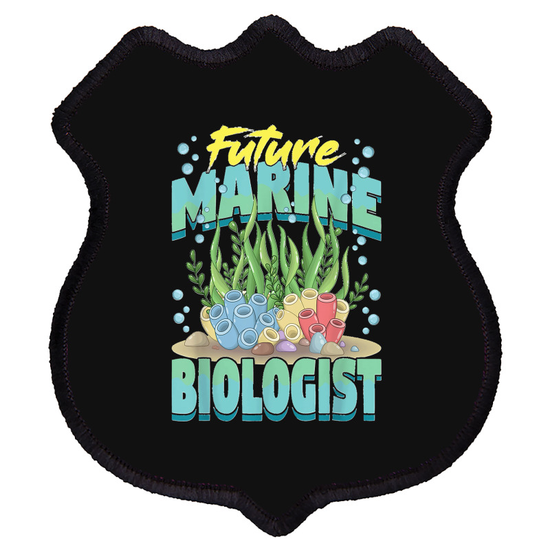 Future Marine Biologist Ocean Life Marine Biology Student Shield Patch | Artistshot