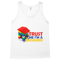 Engineer Kids Children Toy Build Builder Big Building Blocks Tank Top | Artistshot