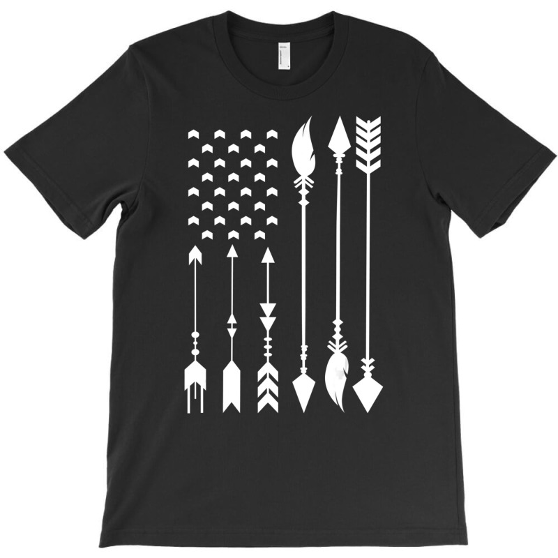 Cool Native American Flag Pride Usa Patriotic Us T-Shirt by thandlenesn | Artistshot