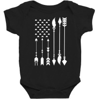 Cool Native American Flag Pride Usa Patriotic Us Baby Bodysuit | Artistshot