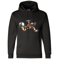 Cool Relaxing Astronaut Spaceman Paper Airplane Champion Hoodie | Artistshot