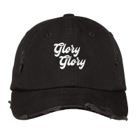 Vintage Glory Glory Game Day Fight Song T Shirt Vintage Cap | Artistshot