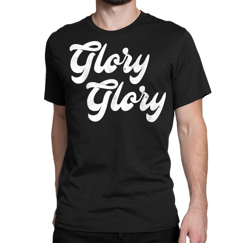 Vintage Glory Glory Game Day Fight Song T Shirt Classic T-shirt by deleonnylorindg | Artistshot