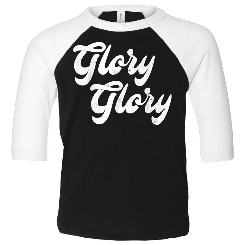 Vintage Glory Glory Game Day Fight Song T Shirt Toddler 3/4 Sleeve Tee by deleonnylorindg | Artistshot