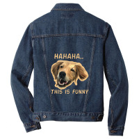 Funny Dog Men Denim Jacket | Artistshot