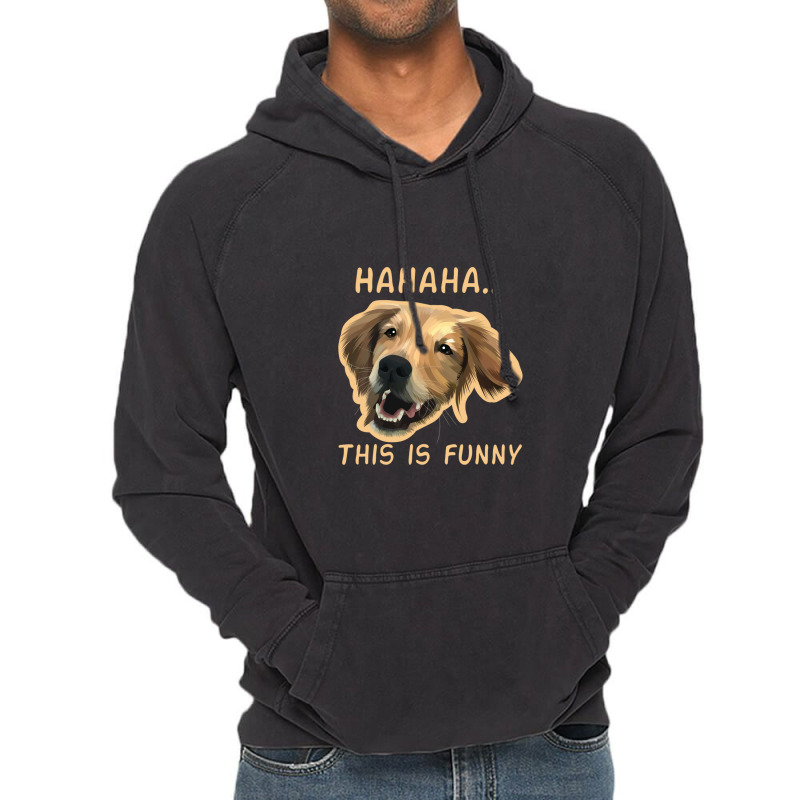 Funny Dog Vintage Hoodie by mshel tyan | Artistshot