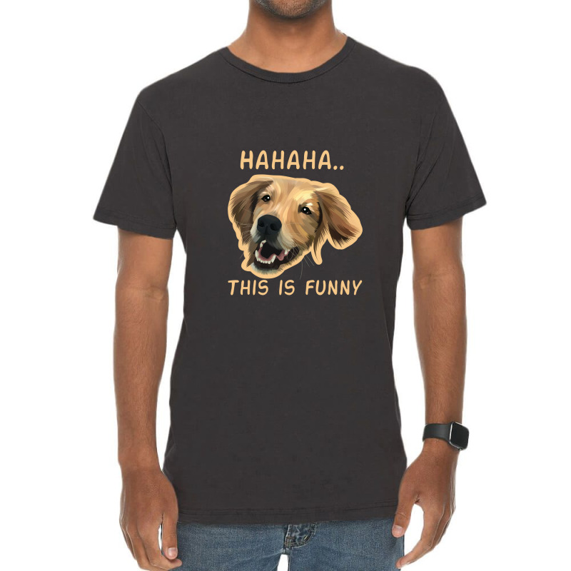 Funny Dog Vintage T-Shirt by mshel tyan | Artistshot