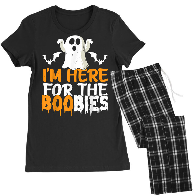 I'm Here For The Boobies Halloween Adult Humor Joke T-Shirt