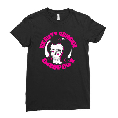 Beauty School Dropout Ladies Fitted T-shirt Designed By Icang Waluyo