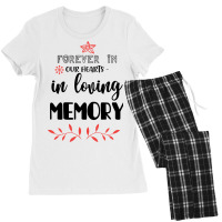 Forever In Our Hearts   In Loving Memory Women's Pajamas Set | Artistshot