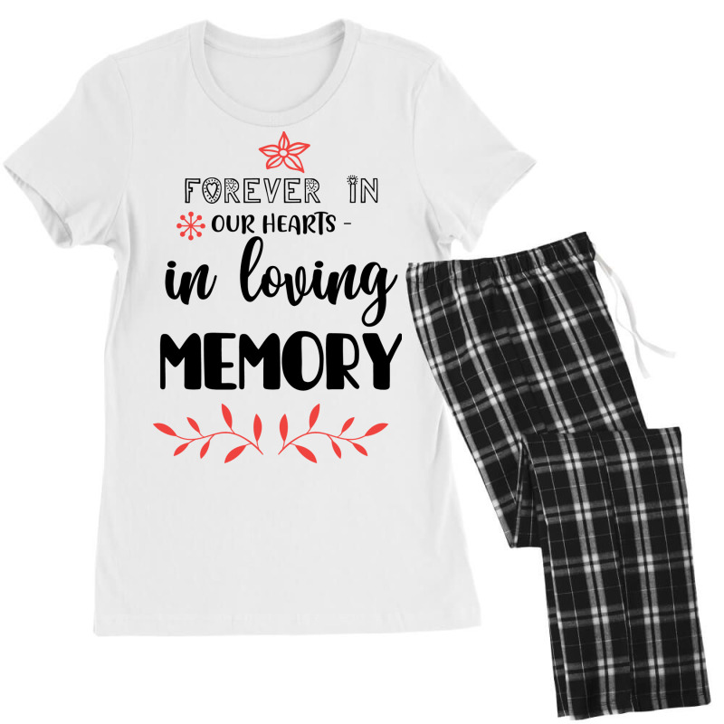 Forever In Our Hearts   In Loving Memory Women's Pajamas Set by thanchashop | Artistshot