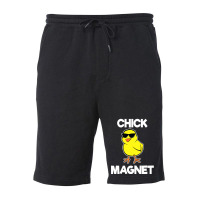 Chick Magnet Shirt Funny Boys Kids Easter Cool Chick T Shirt Fleece Short | Artistshot