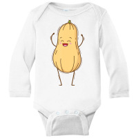 Butternut Squash Rejoicing Long Sleeve Baby Bodysuit | Artistshot