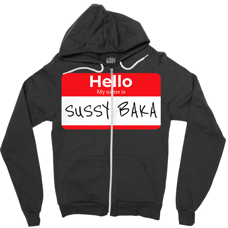 Sussy Baka Funny Sus Meme Sudadera con capucha