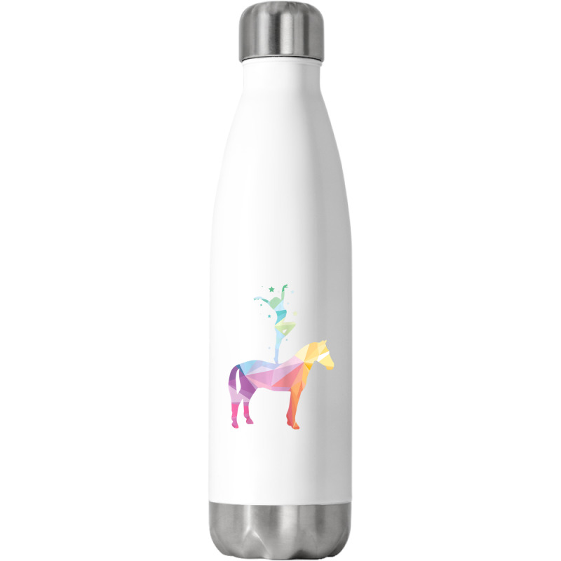 Vaulting Riding Equestrian Horses Sayings Girl Children Stainless Steel Water Bottle | Artistshot