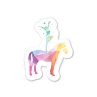 Vaulting Riding Equestrian Horses Sayings Girl Children Sticker | Artistshot