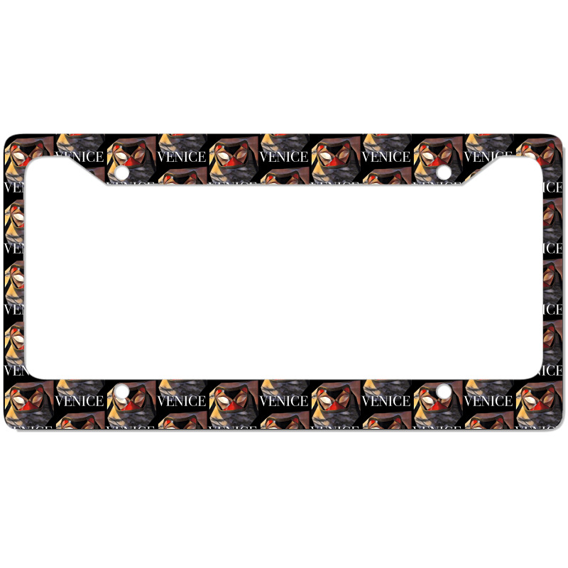 Venice Carnival Masquerades Italy Party Men Women Kids License Plate Frame | Artistshot