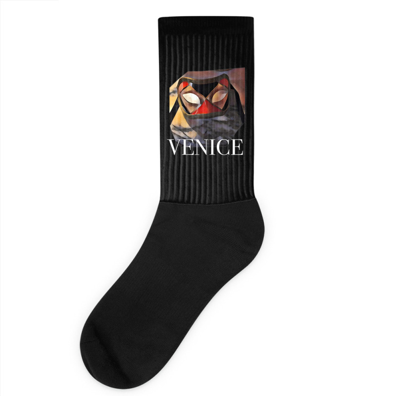 Venice Carnival Masquerades Italy Party Men Women Kids Socks | Artistshot