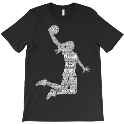 Basketball Girl T-shirt Designed By Bariteau Hannah