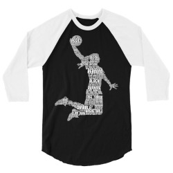basketball girl 3/4 Sleeve Shirt | Artistshot