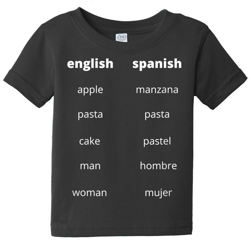 English Spanish Language Bilingual School Office University T Shirt Baby Tee by roopeedwrich76 | Artistshot