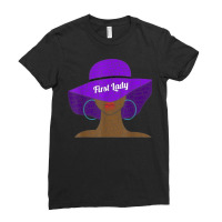 First Lady Pastor's Wife Church Hat Art T Shirt Ladies Fitted T-shirt | Artistshot