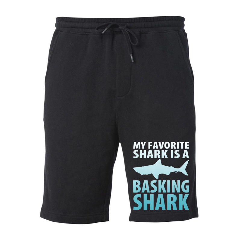 My Favorite Shark Is A Basking Shark Ocean Fleece Short by bulgerfereds | Artistshot