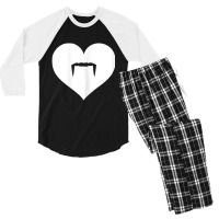 Womens Vampire Lover Fang Christmas Women Teen Girls Men's 3/4 Sleeve Pajama Set | Artistshot