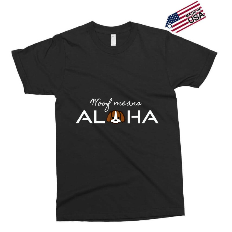 Woof Means Aloha Dog Women Children Exclusive T-shirt | Artistshot