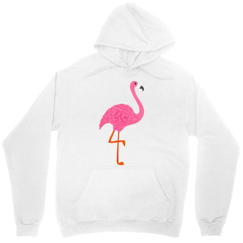 Pink Flamingo On One Leg For Bird & Nature Beach Fans Outfit Unisex Hoodie | Artistshot