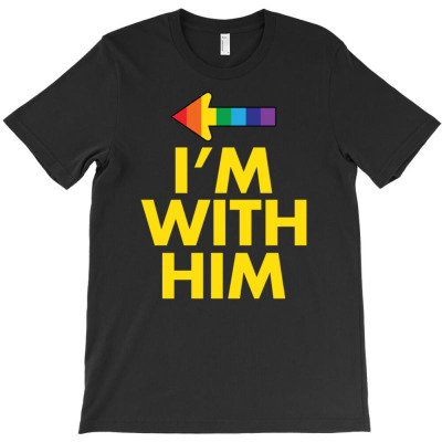 I'am With Him T-shirt Designed By Deanna Langley