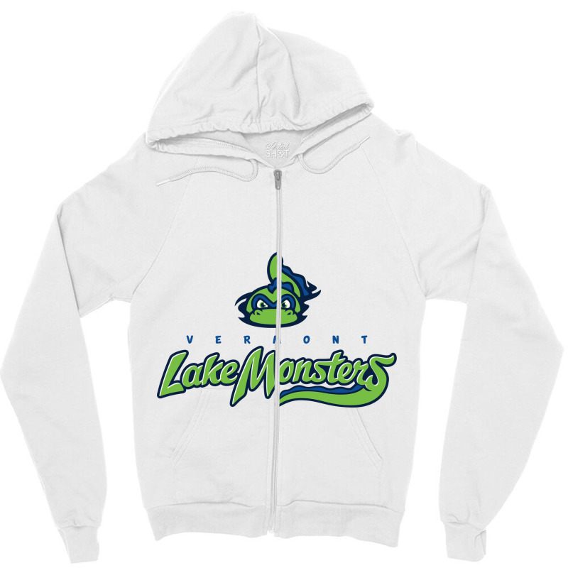 Vermont Lake Monsters Zipper Hoodie by Wqanisa | Artistshot