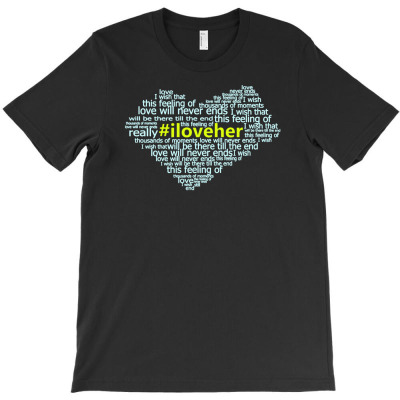 Iloveher T-shirt Designed By Deanna Langley