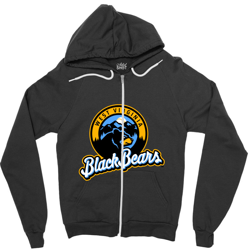 West Virginia Black Bears Zipper Hoodie | Artistshot