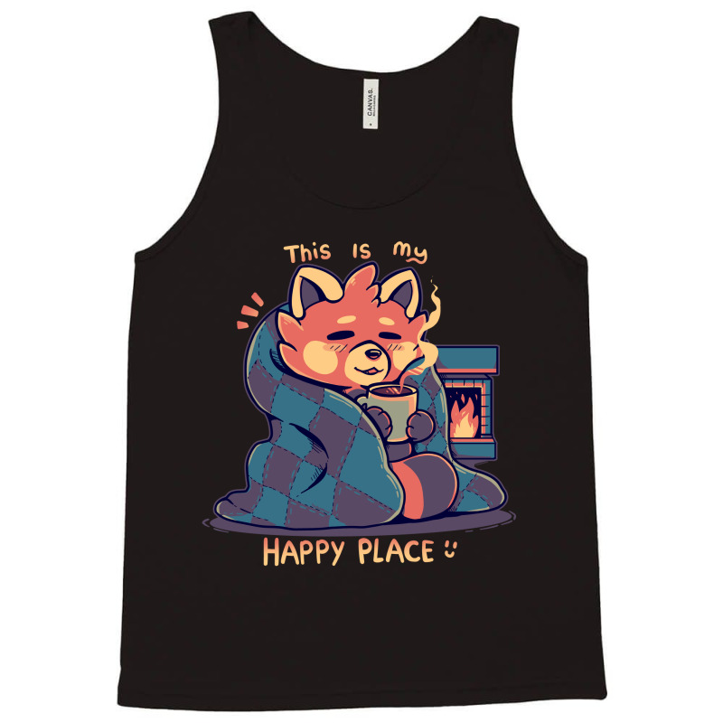 Happy Place At The Fireplace Tank Top | Artistshot