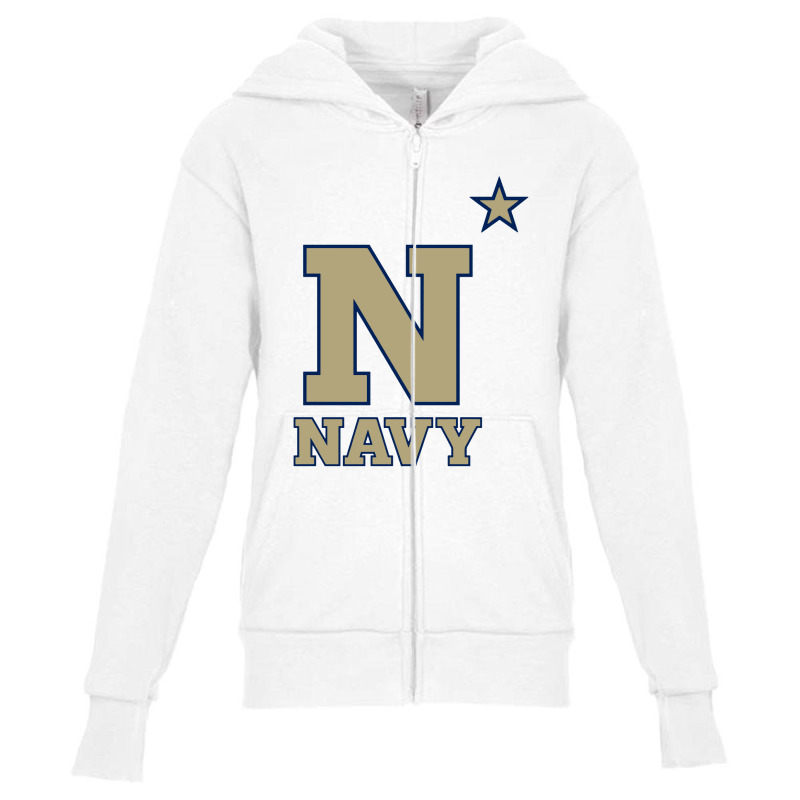 Us Naval Academy Youth Zipper Hoodie by Samboo | Artistshot