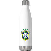 Brazil Stainless Steel Water Bottle | Artistshot