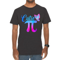 Cute & Funny Cutie Pi Math Pie Butterfly Adorable Math Pun Vintage T-shirt | Artistshot