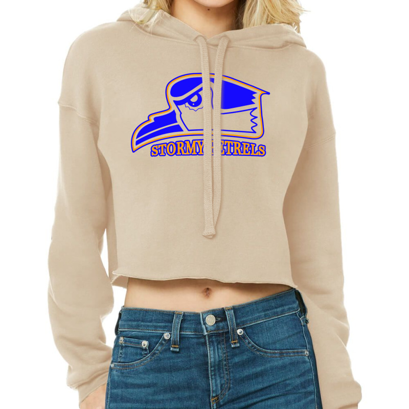 Oglethorpe University Stormy Pretels Cropped Hoodie by KennethShop | Artistshot