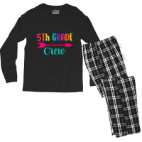 5th Grade Crew Teacher 5 Grade Men's Long Sleeve Pajama Set | Artistshot