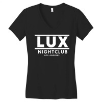 Lux Night Club Women's V-neck T-shirt | Artistshot