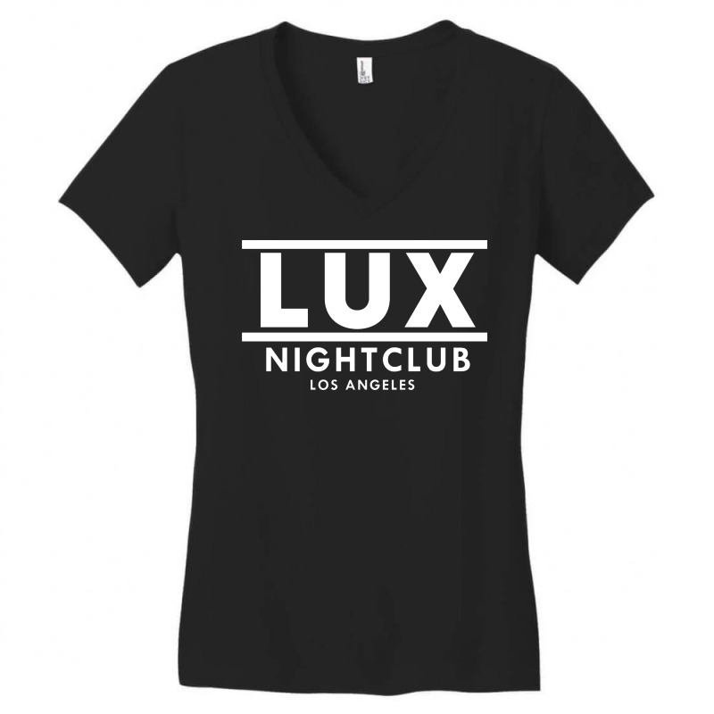 Lux Night Club Women's V-Neck T-Shirt by BLQS Apparel | Artistshot