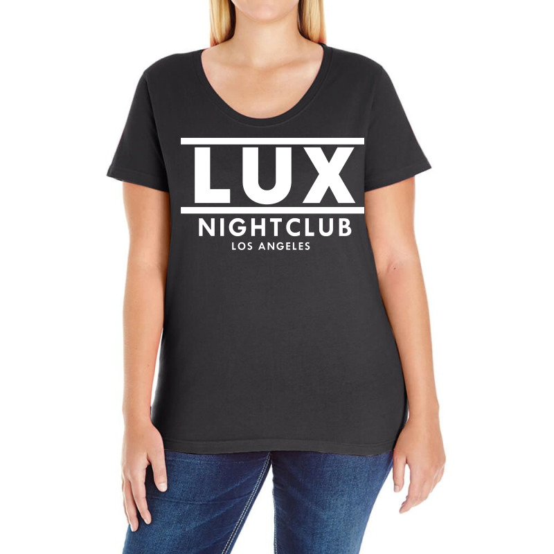 Lux Night Club Ladies Curvy T-Shirt by BLQS Apparel | Artistshot