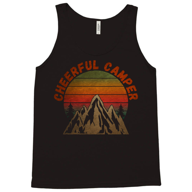 Cheerful Camper T  Shirt1298 Tank Top | Artistshot