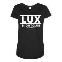 Lux Night Club Maternity Scoop Neck T-shirt | Artistshot