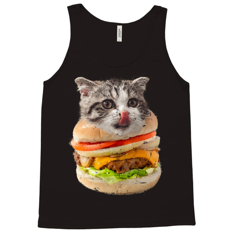 Cheeseburger Cat T  Shirt1302 Tank Top | Artistshot