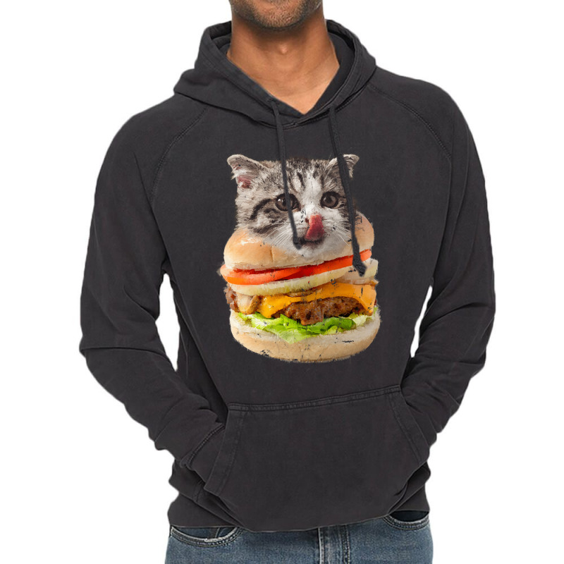 Cheeseburger Cat T  Shirt1302 Vintage Hoodie | Artistshot