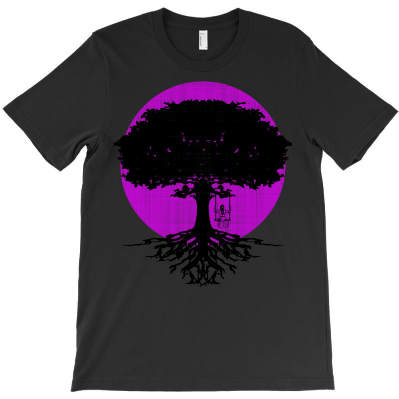 Women Swings On A Tree T  Shirtwomen Swings On A Tree T  Shirt (1) T-Shirt by leotardrob | Artistshot