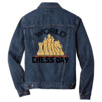 Chess Lover Gift T  Shirt1318 Men Denim Jacket | Artistshot