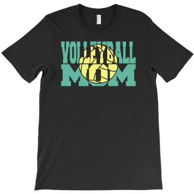 Volly Ball Mom T-shirt Designed By Deanna Langley